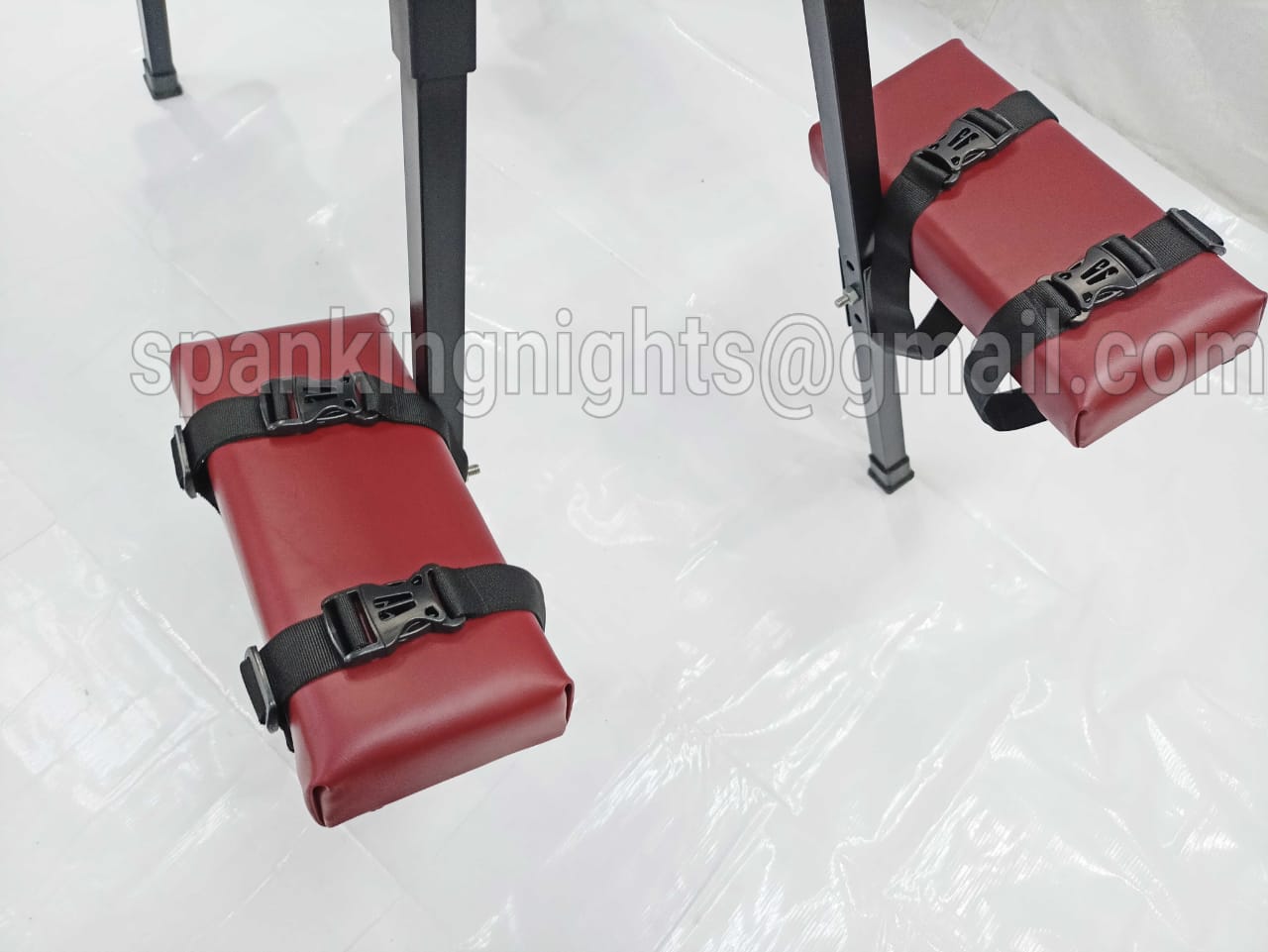 Spanking bench Bdsm Flogging Restraint Heavy Duty Bdsm Furniture Wine Color Bench