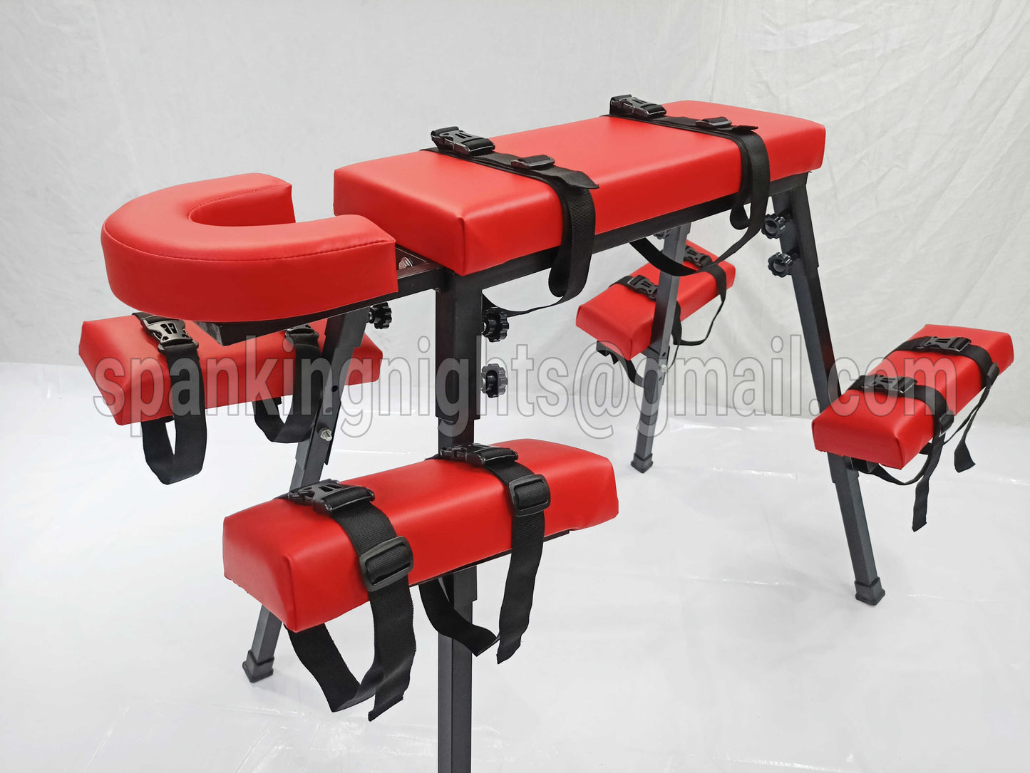 Spanking bench Bdsm Flogging Restraint Heavy Duty Bdsm Furniture Red Color Bench