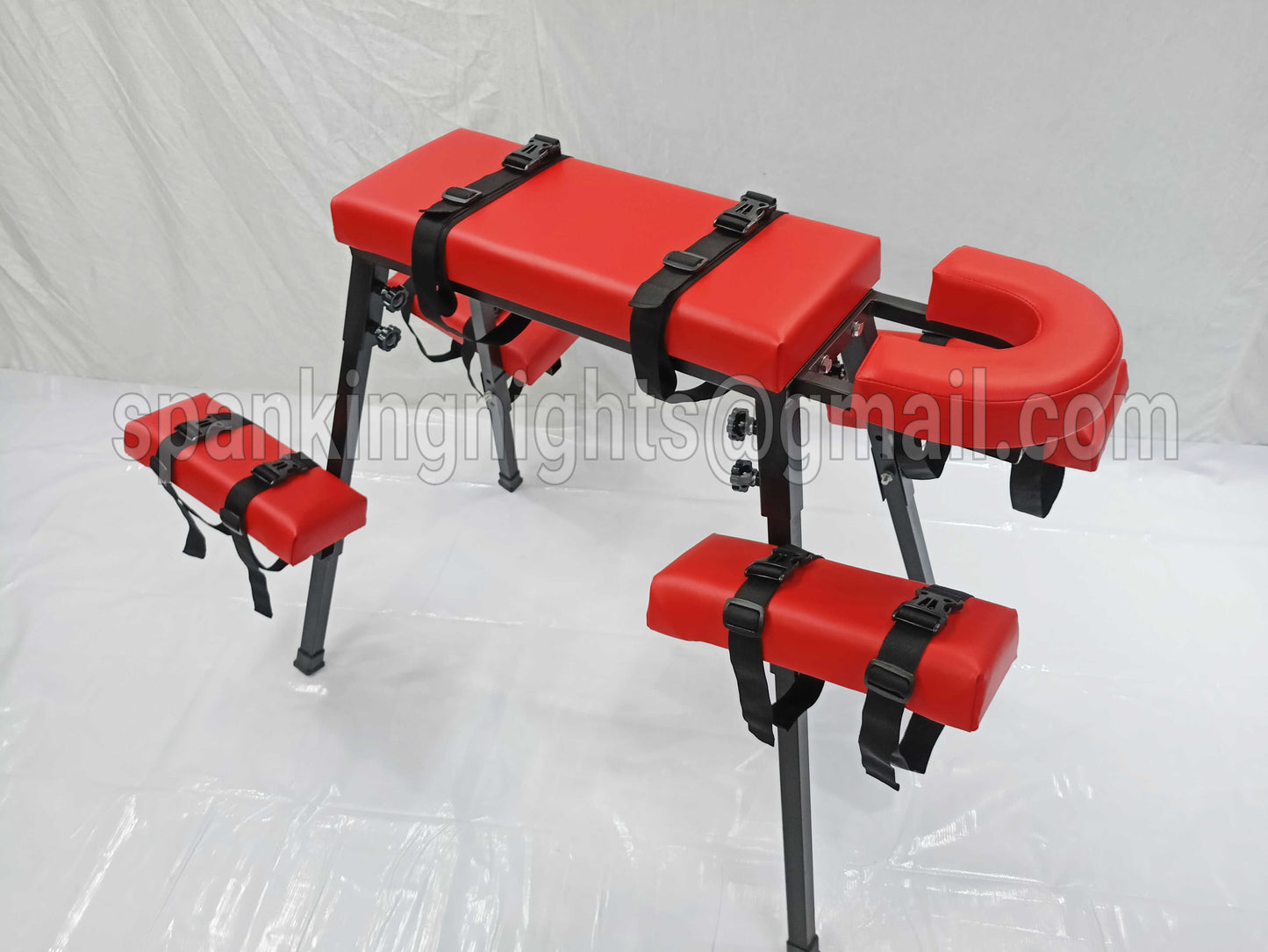 Spanking bench Bdsm Flogging Restraint Heavy Duty Bdsm Furniture Red Color Bench