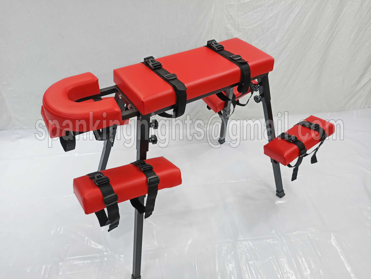 Spanking bench Bdsm Flogging Restraint Heavy Duty Bdsm Furniture Red Color Bench