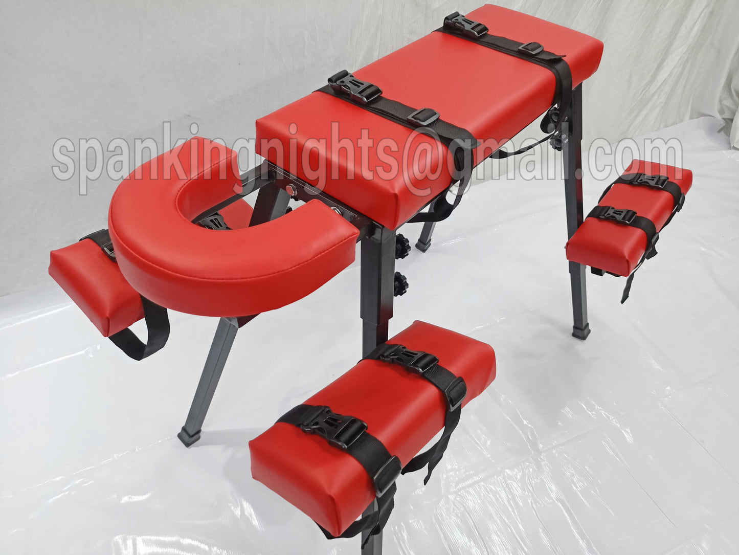 Spanking bench Bdsm Flogging Restraint Heavy Duty Bdsm Furniture Red Color Bench