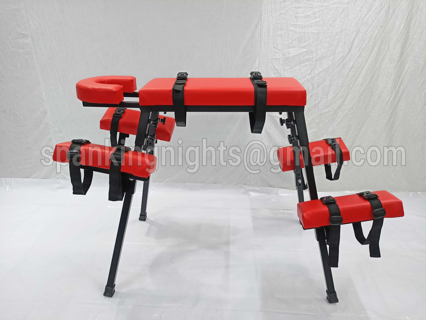 Spanking bench Bdsm Flogging Restraint Heavy Duty Bdsm Furniture Red Color Bench