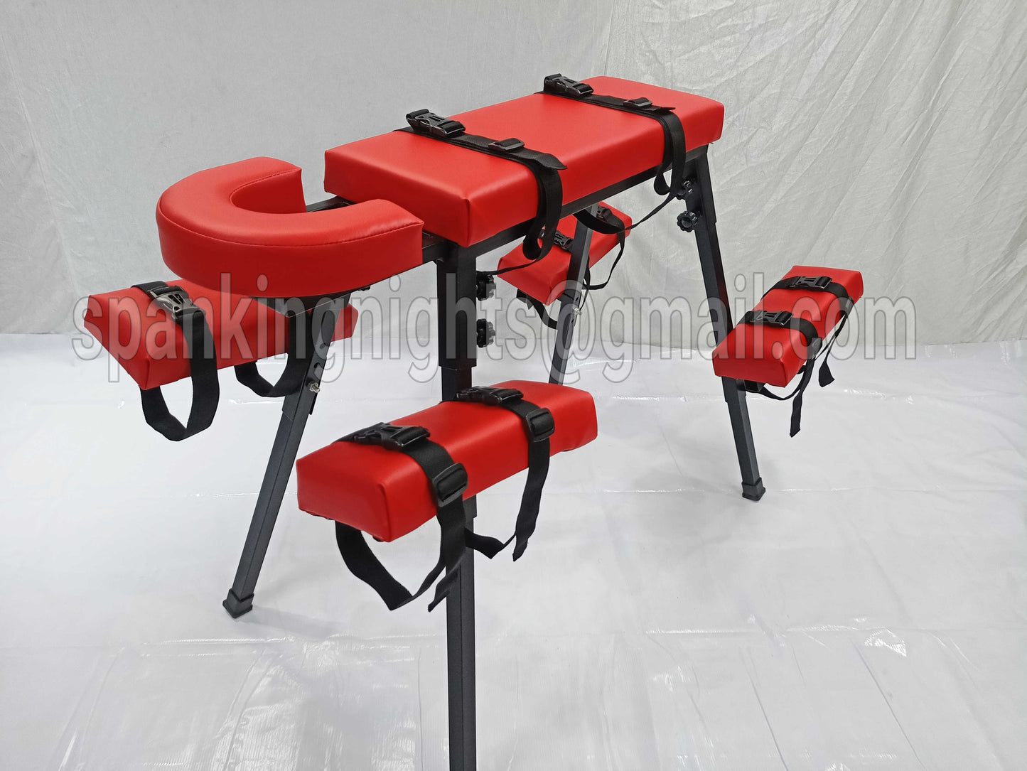 Spanking bench Bdsm Flogging Restraint Heavy Duty Bdsm Furniture Red Color Bench