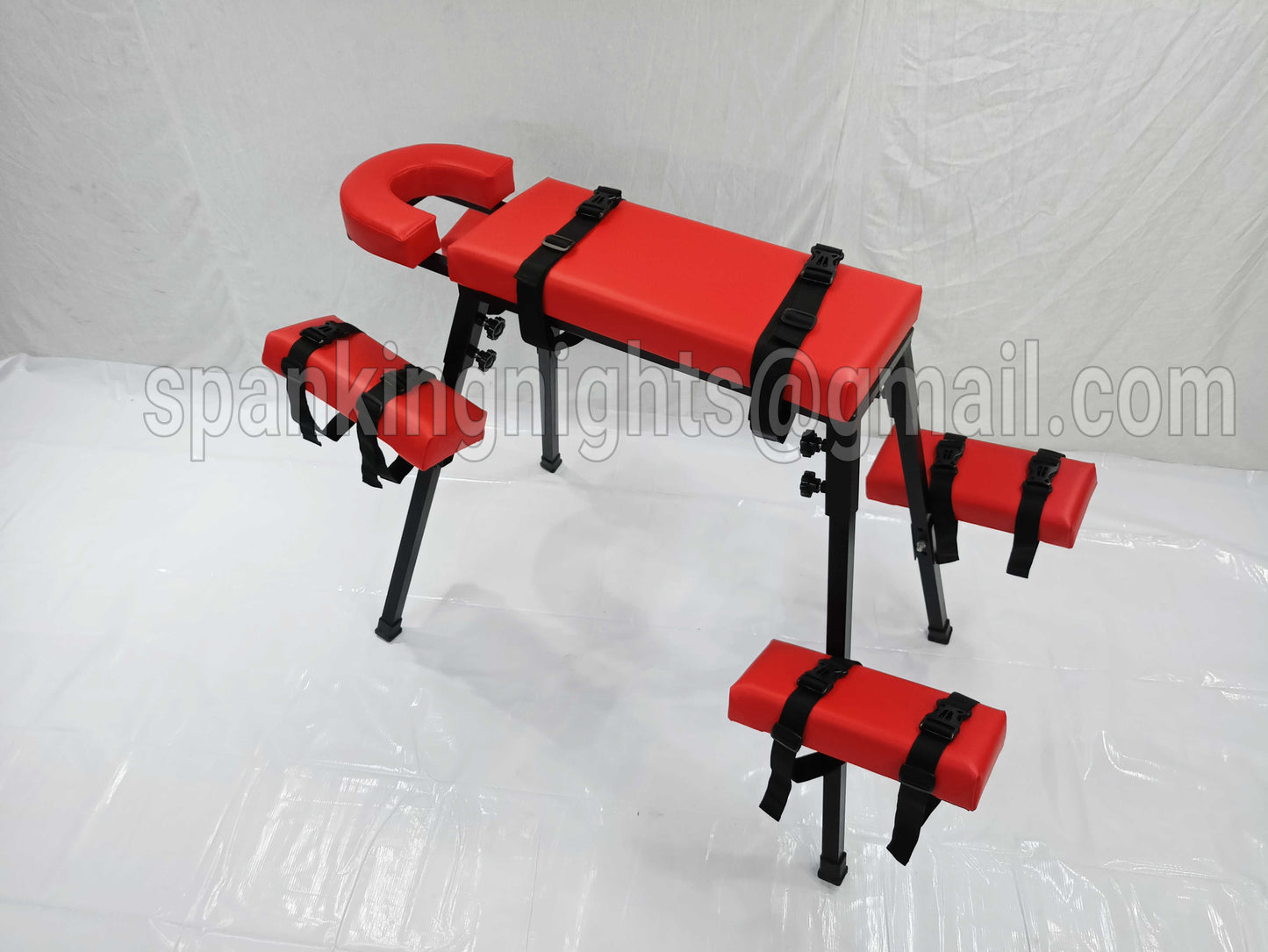 Spanking bench Bdsm Flogging Restraint Heavy Duty Bdsm Furniture Red Color Bench