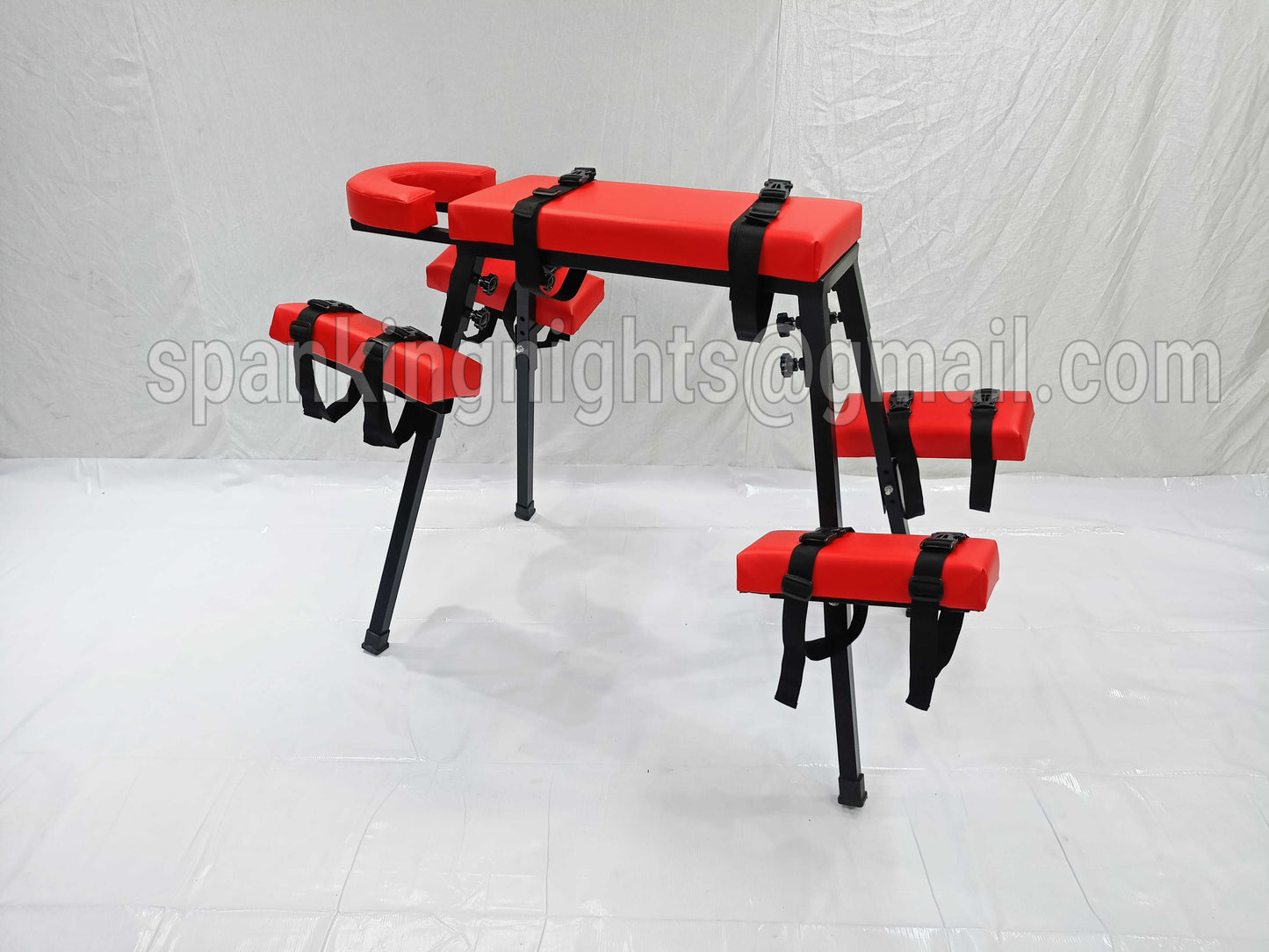 Spanking bench Bdsm Flogging Restraint Heavy Duty Bdsm Furniture Red Color Bench