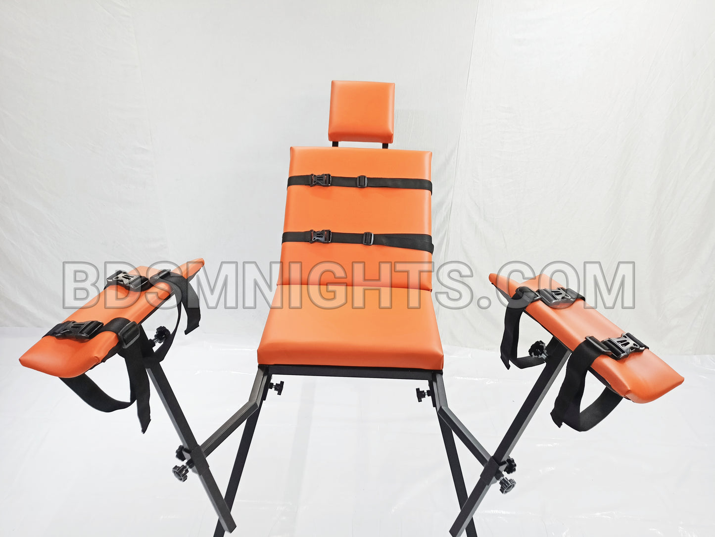 Spanking Bench Bdsm Sex Chair Restraint Bondage Orange Color chair