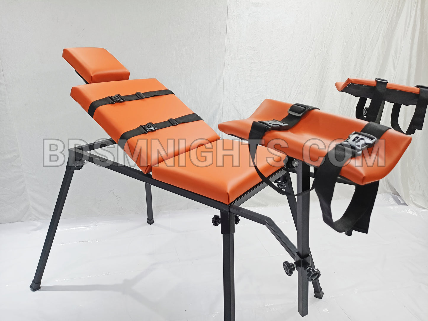 Spanking Bench Bdsm Sex Chair Restraint Bondage Orange Color chair