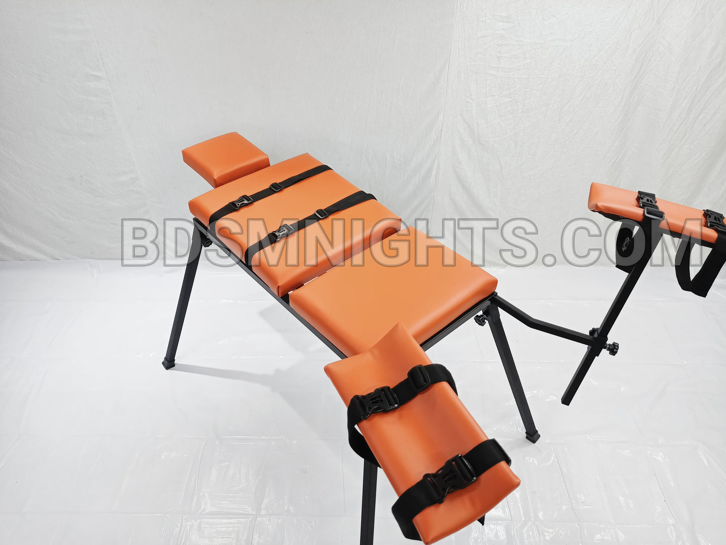 Spanking Bench Bdsm Sex Chair Restraint Bondage Orange Color chair