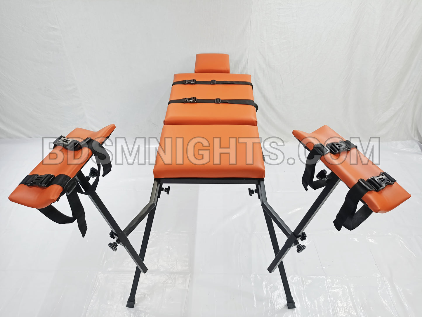 Spanking Bench Bdsm Sex Chair Restraint Bondage Orange Color chair