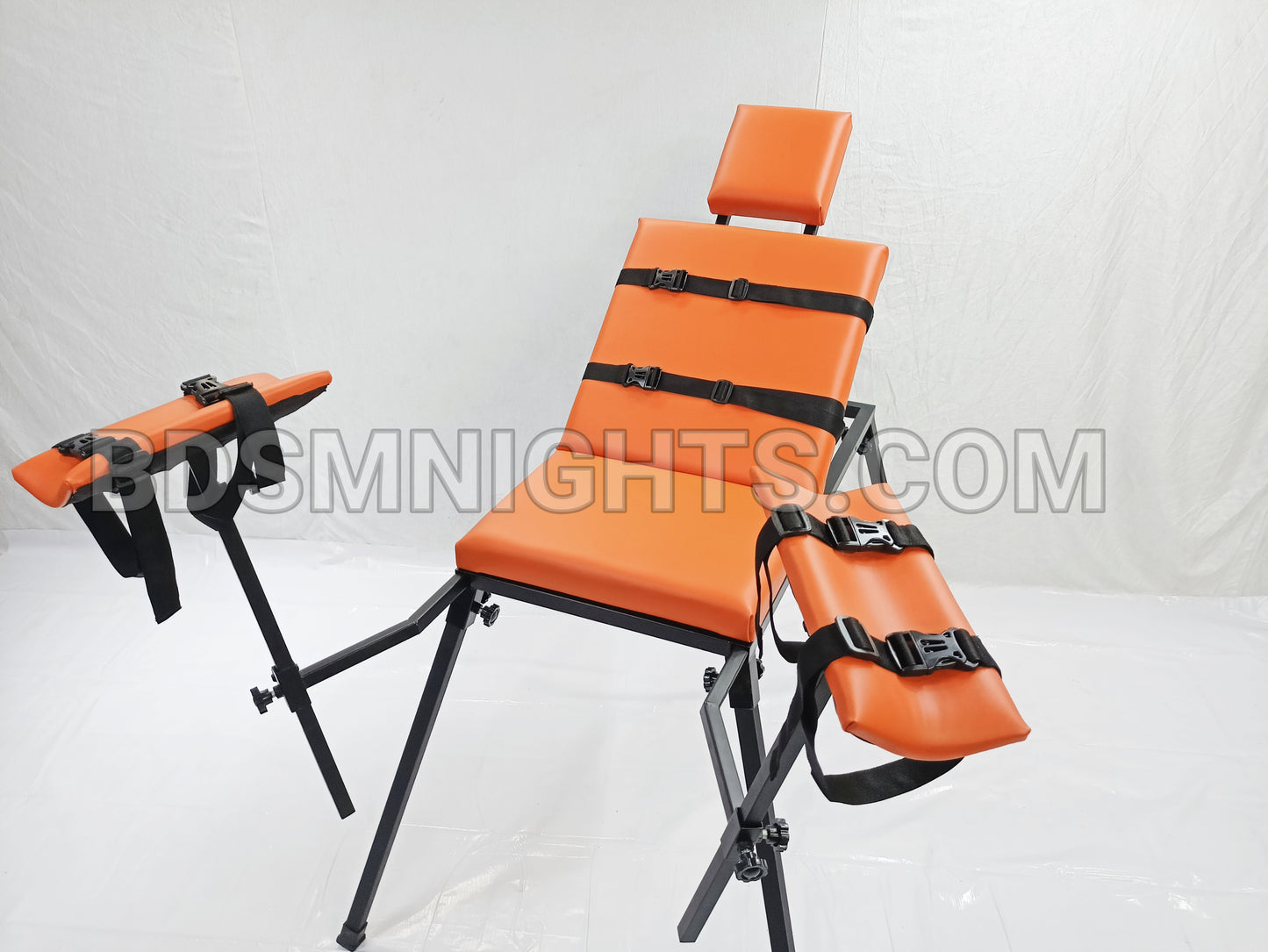 Spanking Bench Bdsm Sex Chair Restraint Bondage Orange Color chair